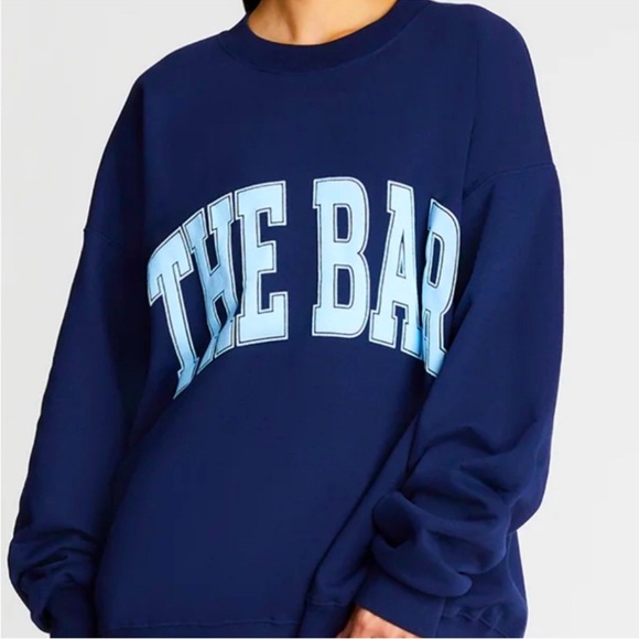The Bar Tops - Pristine like new SOLD OUT! The Bar Varsity Sweatshirt Size: medium